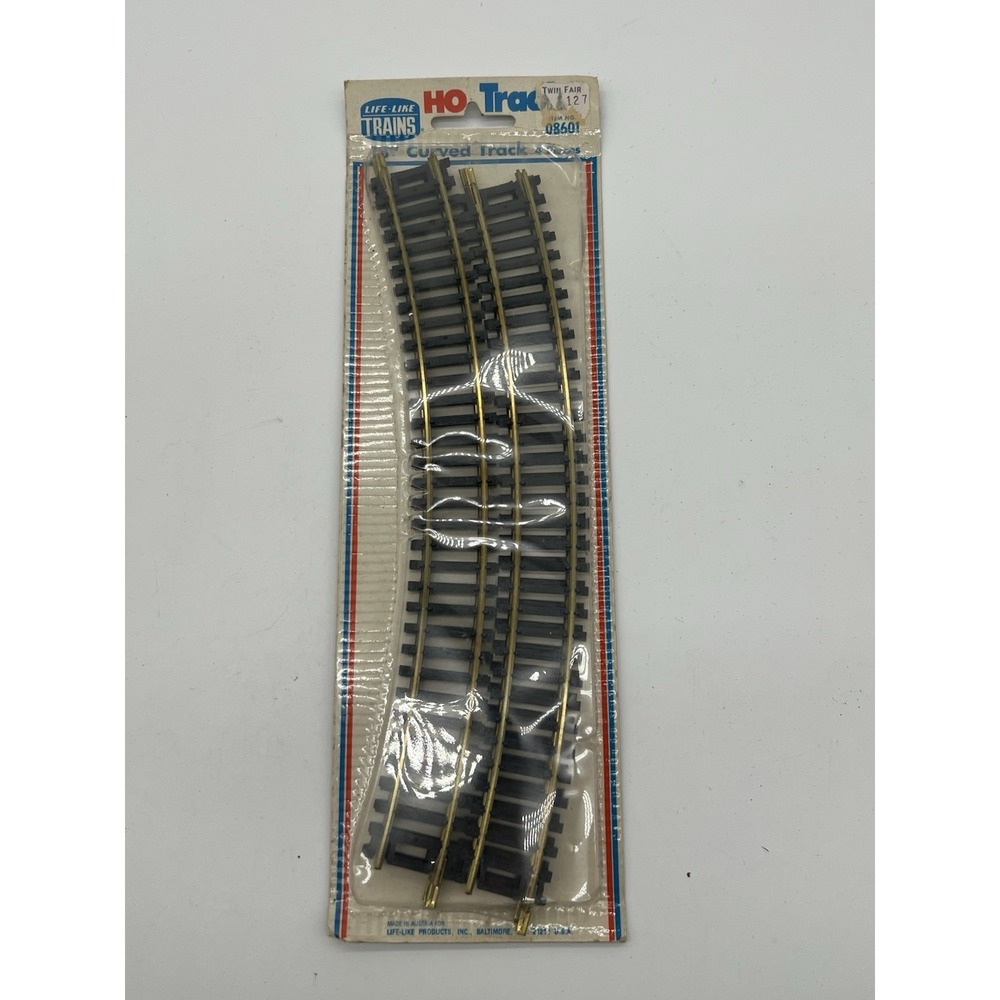 Vintage Bachmann HO Scale 4410 Radius 4 Pieces‎ Model Train Track 4 pcs